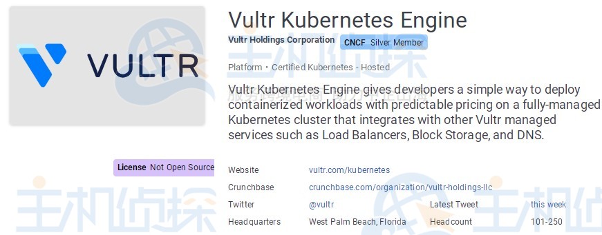 Vultr Kubernetes Engine获得CNCF认证