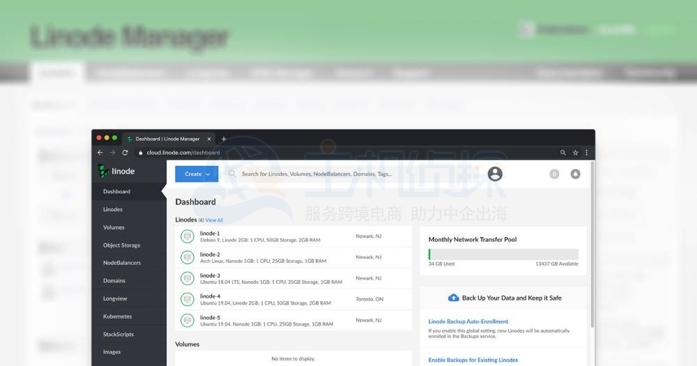 Linode Cloud Manager
