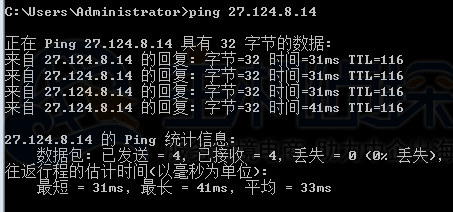 RAKsmar韩国服务器合肥电信ping值测试