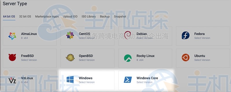 Vultr现已提供更多Windows服务器安装选项