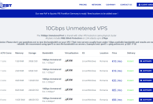 zetservers:罗马尼亚VPS,10Gbps带宽不限流量,2Tbps DDos防御,€10/月起-神马VPS