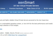 xenSmart英国VPS限时72小时促销:1核1G/60GB硬盘/750GB流量/4.99英镑/月-神马VPS
