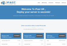 ifast.uk英国vps首月五折:4欧元/月,免费200Gbp DDOS防御/每周异地备份/可选Windows系统-神马VPS