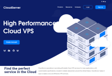 cloudserver:便宜高配美国VPS,$4.5/月,5G内存/2核/40gSSD/5T流量,洛杉矶/芝加哥/纽约-神马VPS
