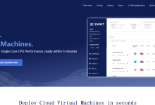 马来西亚VPS:evoxt,$2.99/月,512M内存/1核/5GNVMe/500G流量-神马VPS