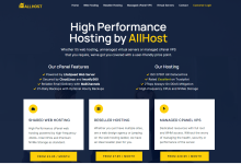 AllHost英国伦敦VPS:1核1G/16GB SSD/5TB月流量/2Gbps/3英镑/月,KVM虚拟化-神马VPS