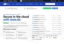 noez.de德国VPS:1.29欧元/月,支持支付宝/微信支付,1核256M/10GB HDD/1TB流量/10Gbps带宽/1个IPv4-神马VPS