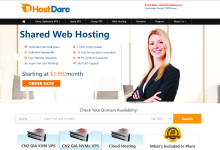 HostDare美国VPS送双倍内存+流量:10.4美元/年,日本服务器18.19美元/年,支持支付宝/Paypal-神马VPS